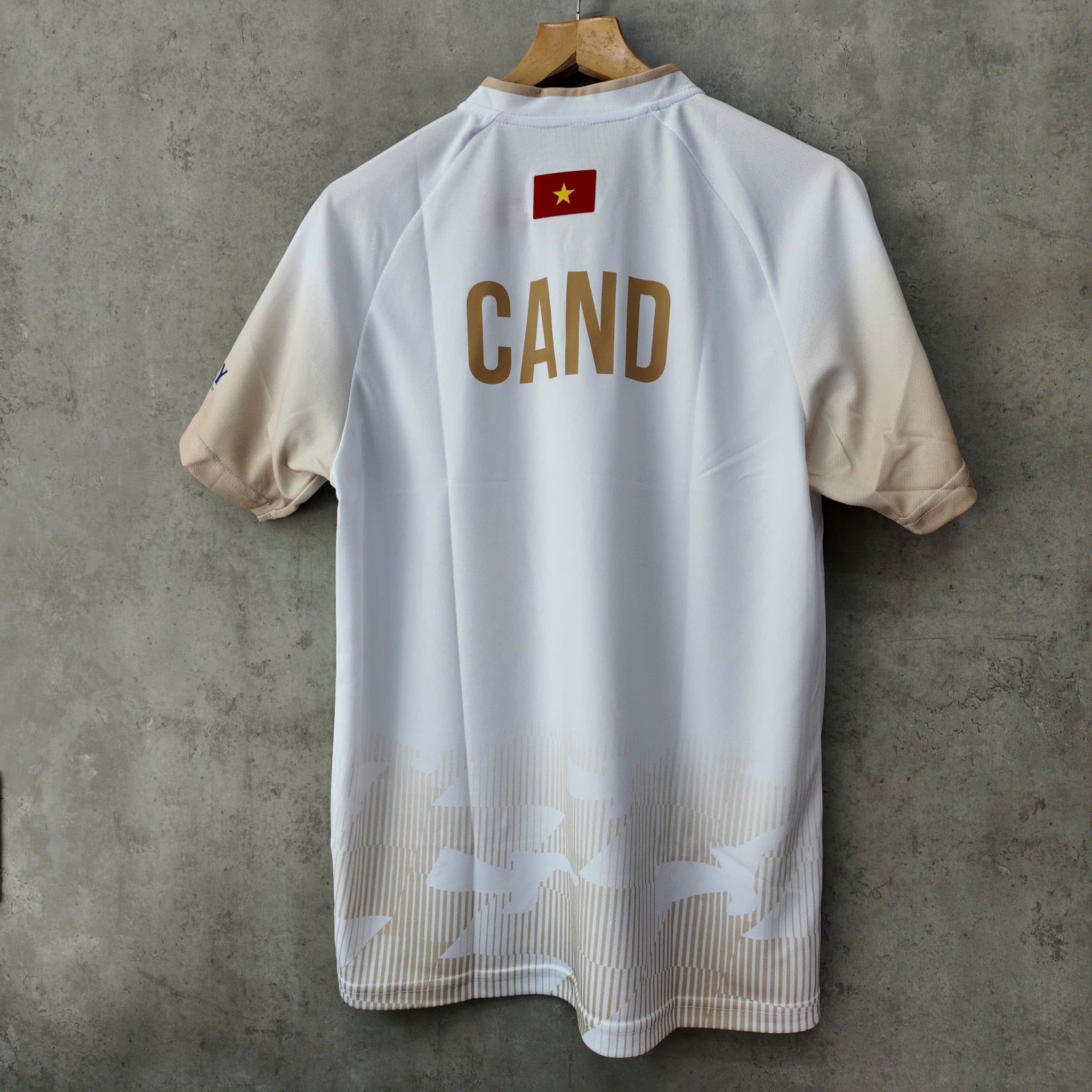  Áo Jogarbola CAND - Trắng / Vàng 