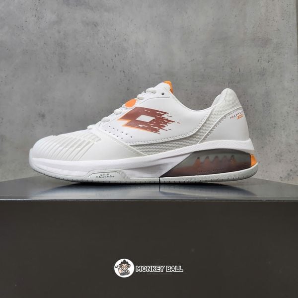  Giày Pickleball Lotto Raptor Hyperpulse 300 SPD - trắng/cam 