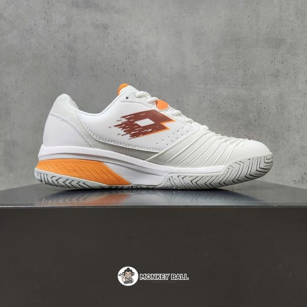  Giày Pickleball Lotto Raptor Hyperpulse 300 SPD - trắng/cam 