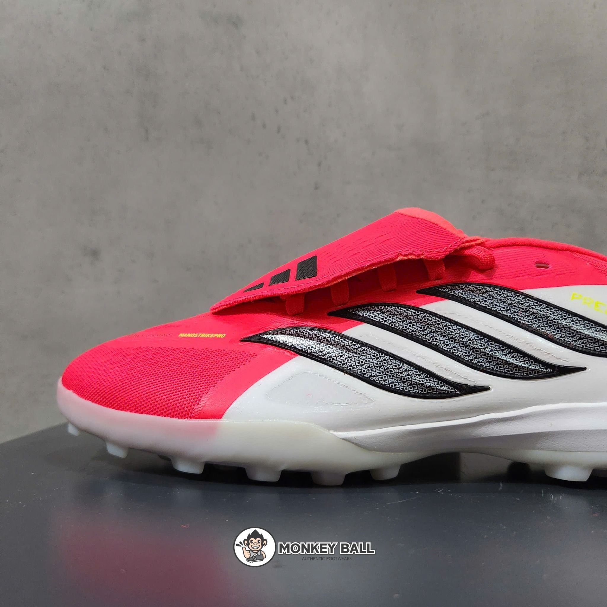  Adidas Predator 26 Pro Lưỡi Gà Lật TF - JR7866 - Đỏ/Trắng 