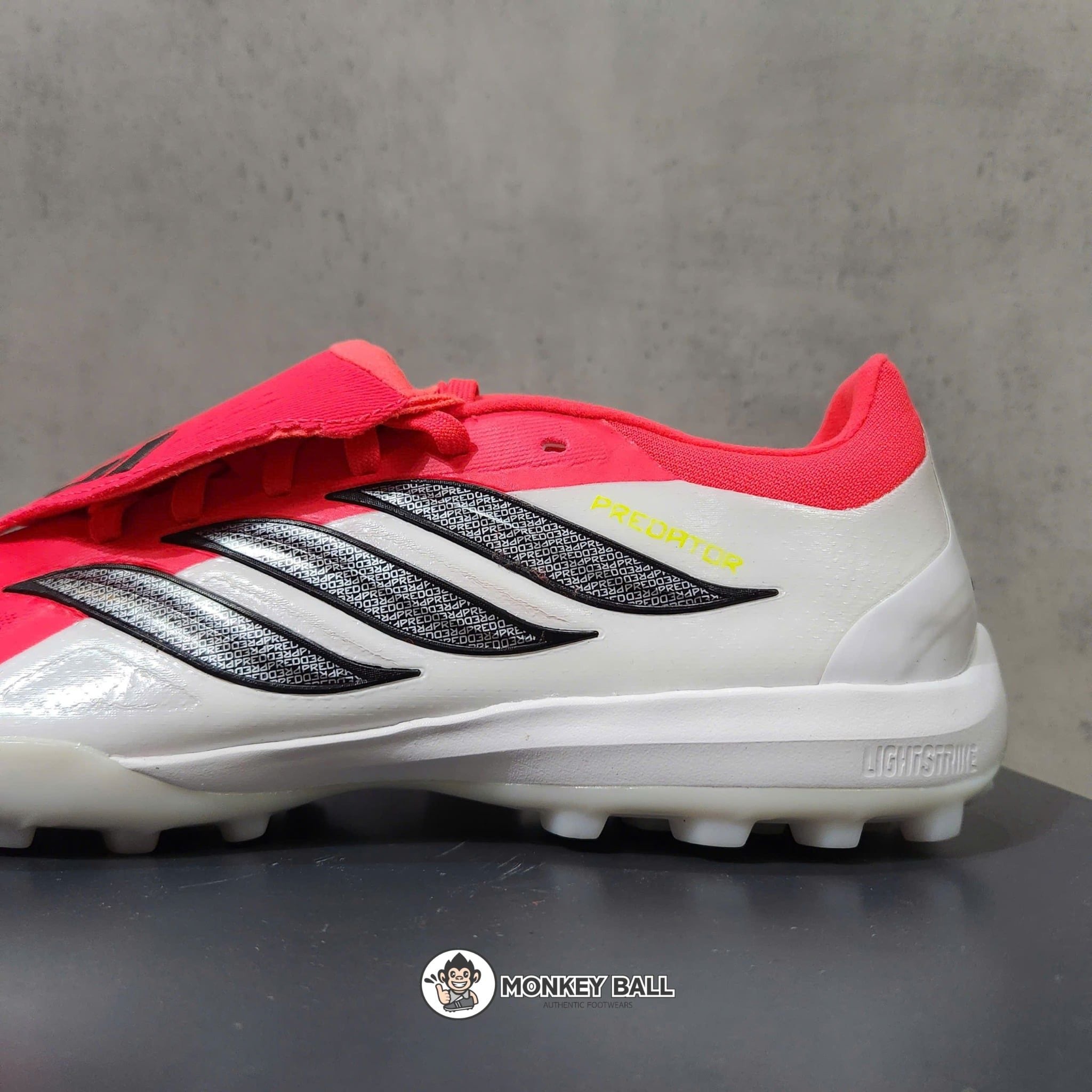 Adidas Predator 26 Pro Lưỡi Gà Lật TF - JR7866 - Đỏ/Trắng 