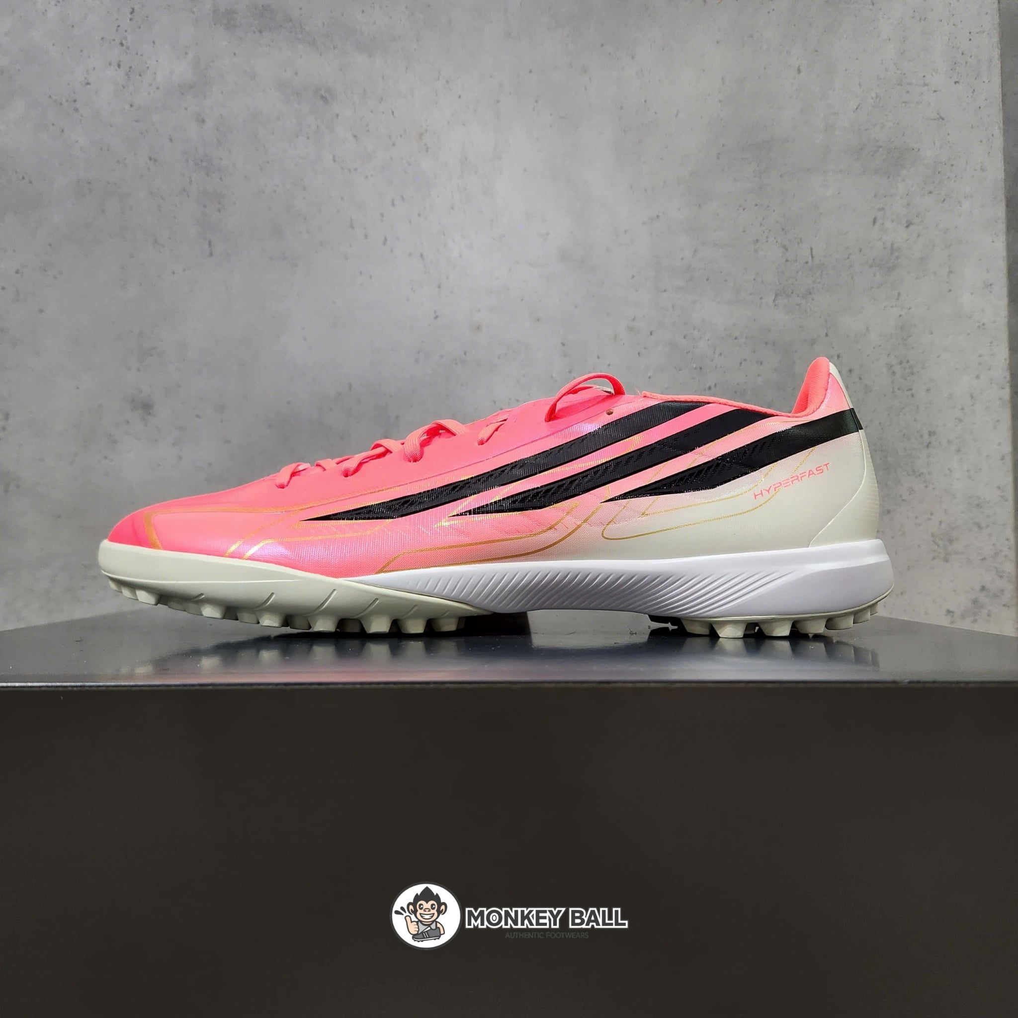  Adidas F50 Hyperfast League TF - IH4582 - Hồng/Trắng 