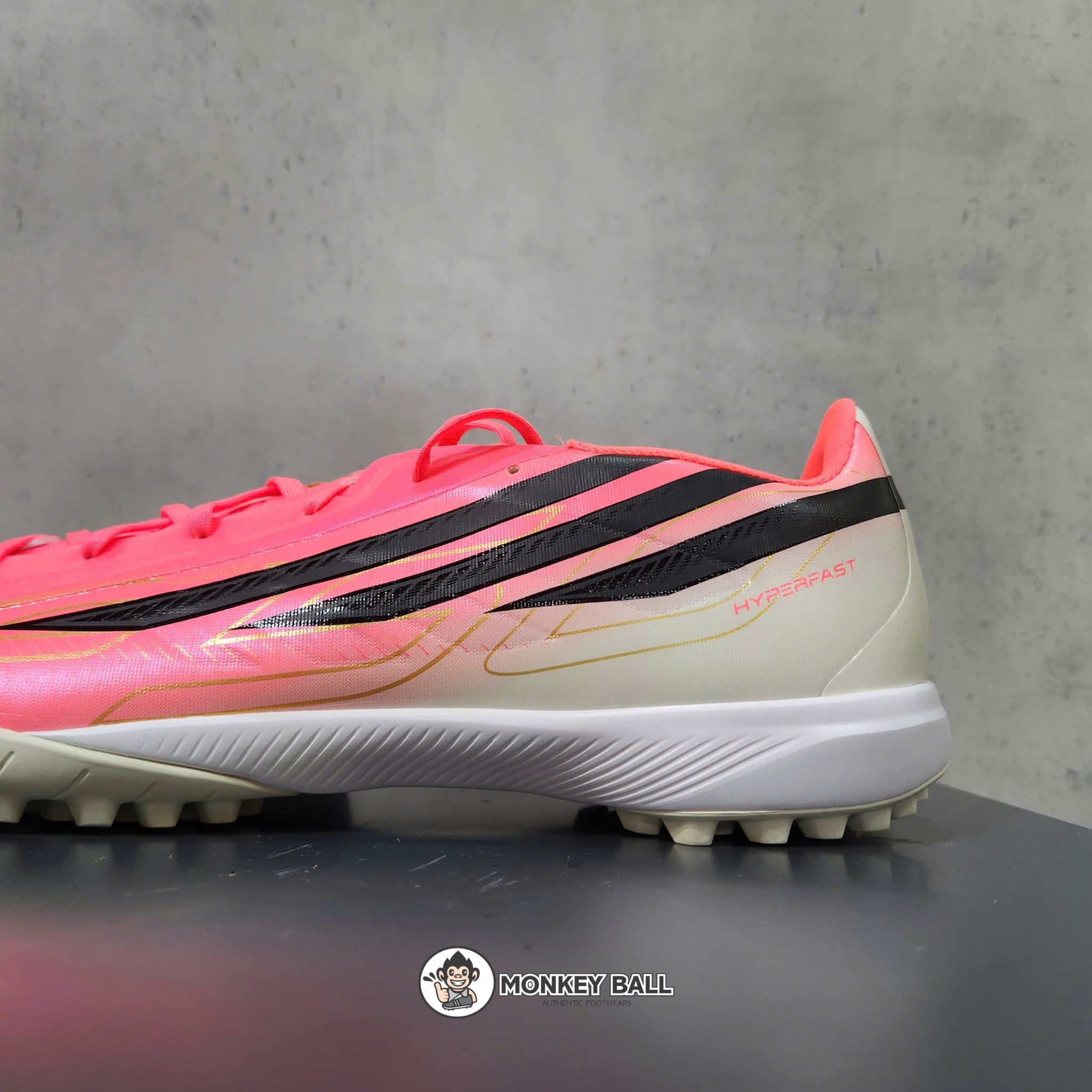  Adidas F50 Hyperfast League TF - IH4582 - Hồng/Trắng 