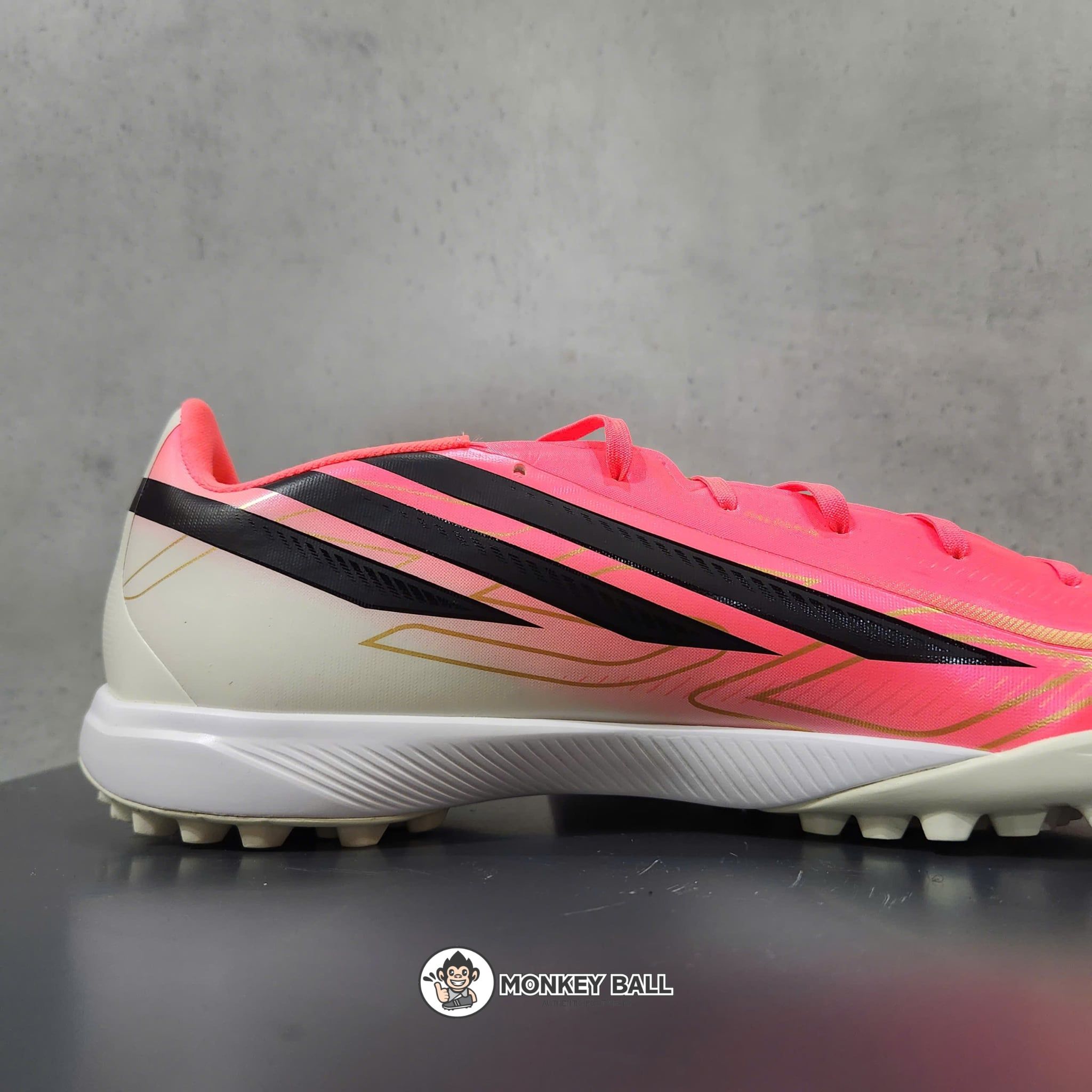  Adidas F50 Hyperfast League TF - IH4582 - Hồng/Trắng 