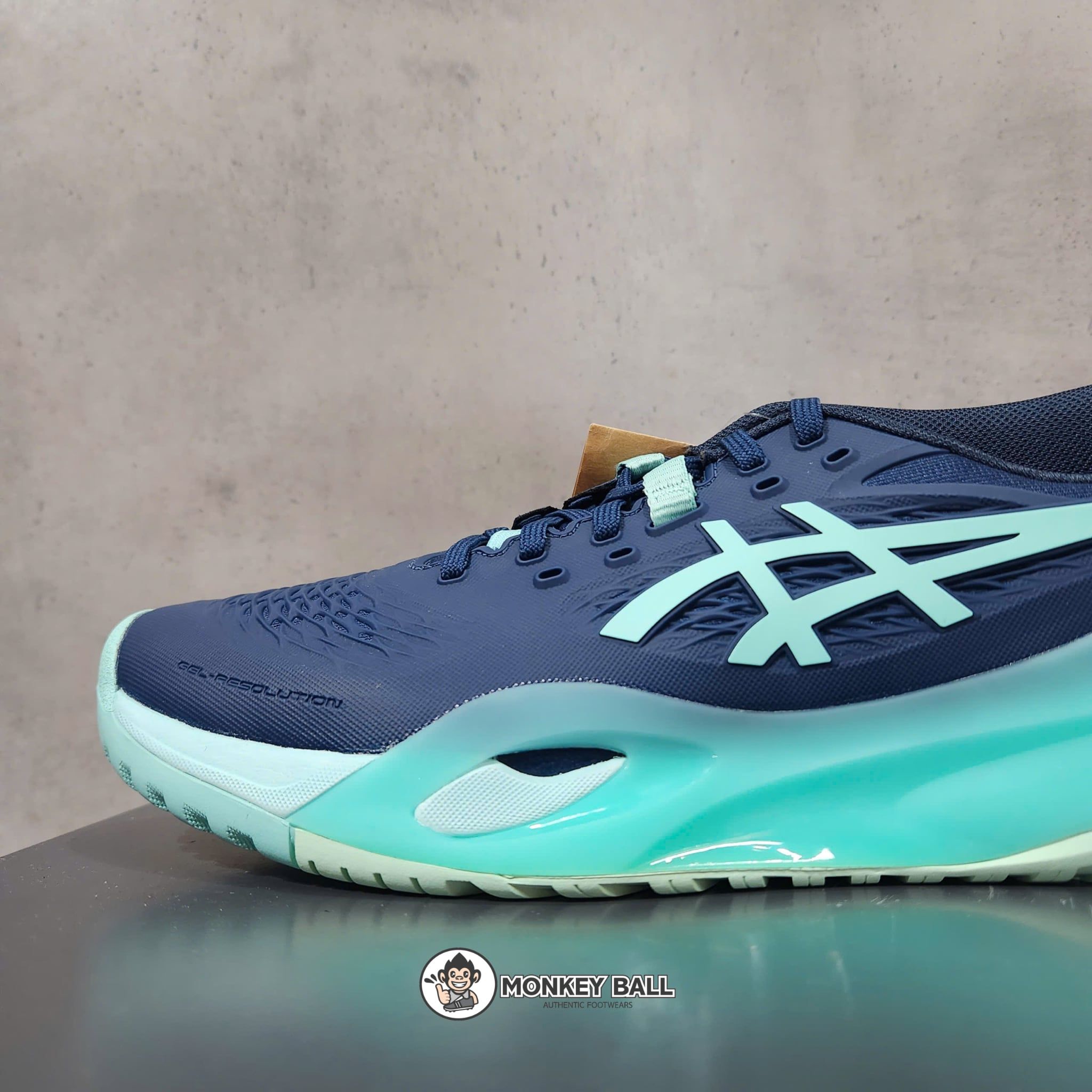  Giày Pickleball Asics Gel Resolution X - 1041A481-404 - Xanh than 