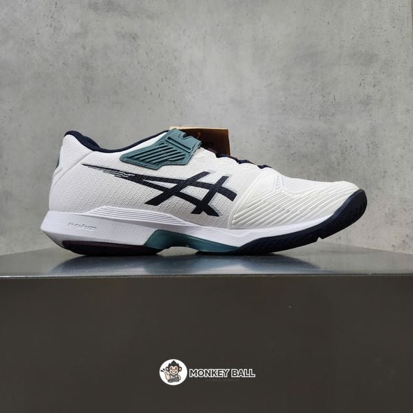  Giày Pickleball Asics Solution Speed FF 4 - 1041A532-102 - Trắng / Xanh lục 
