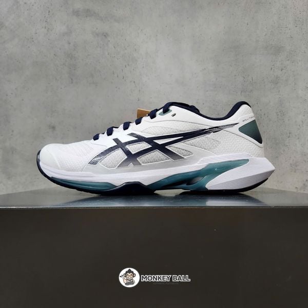  Giày Pickleball Asics Solution Speed FF 4 - 1041A532-102 - Trắng / Xanh lục 