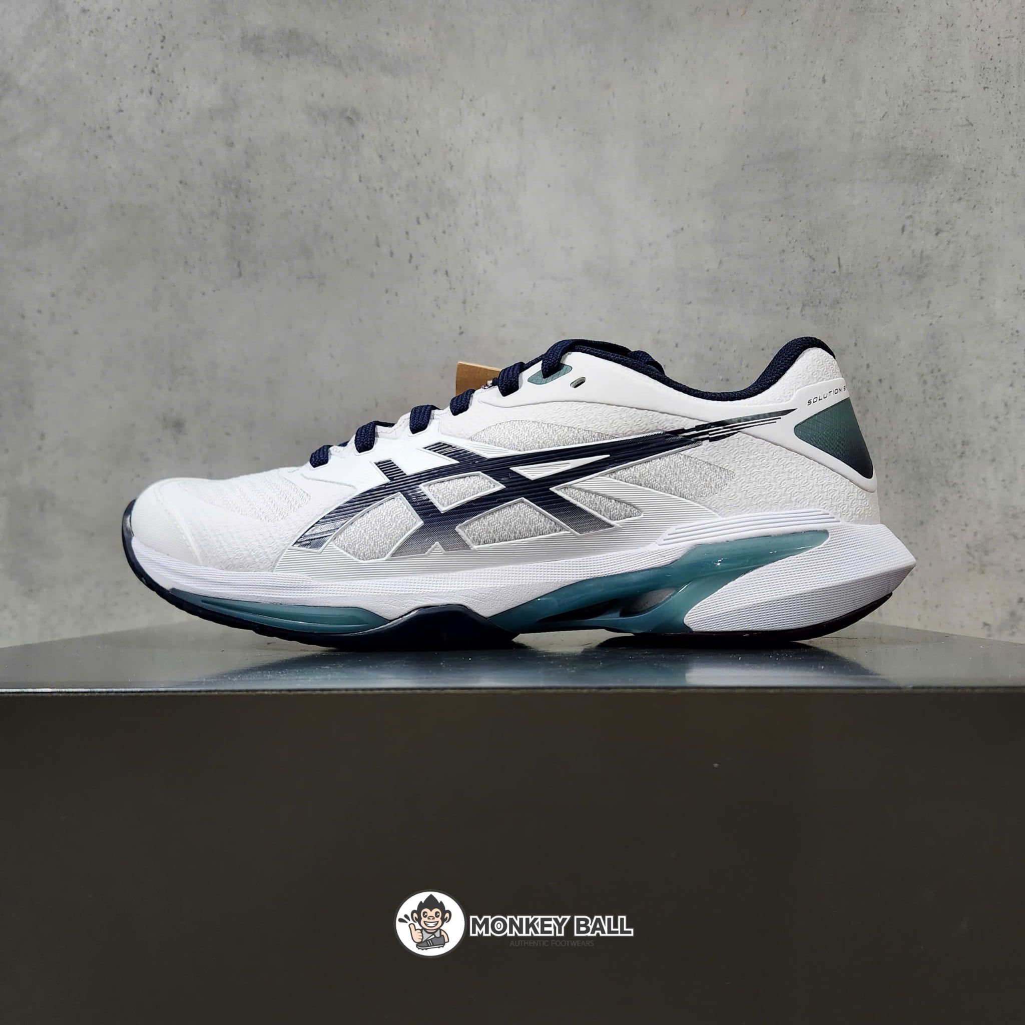  Giày Pickleball Asics Solution Speed FF 4 - 1041A532-102 - Trắng / Xanh lục 