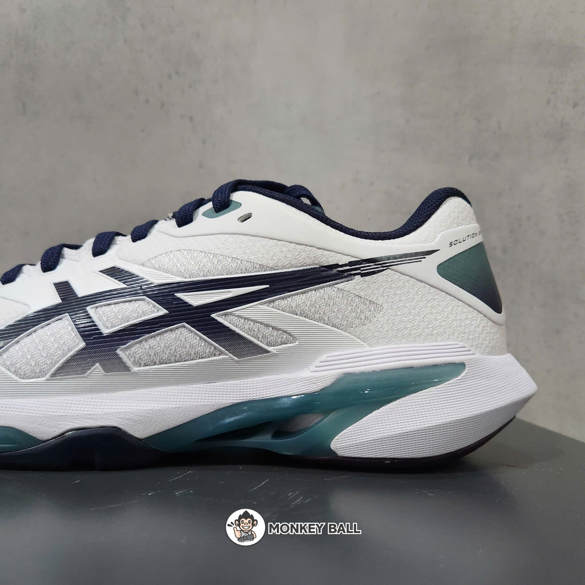  Giày Pickleball Asics Solution Speed FF 4 - 1041A532-102 - Trắng / Xanh lục 