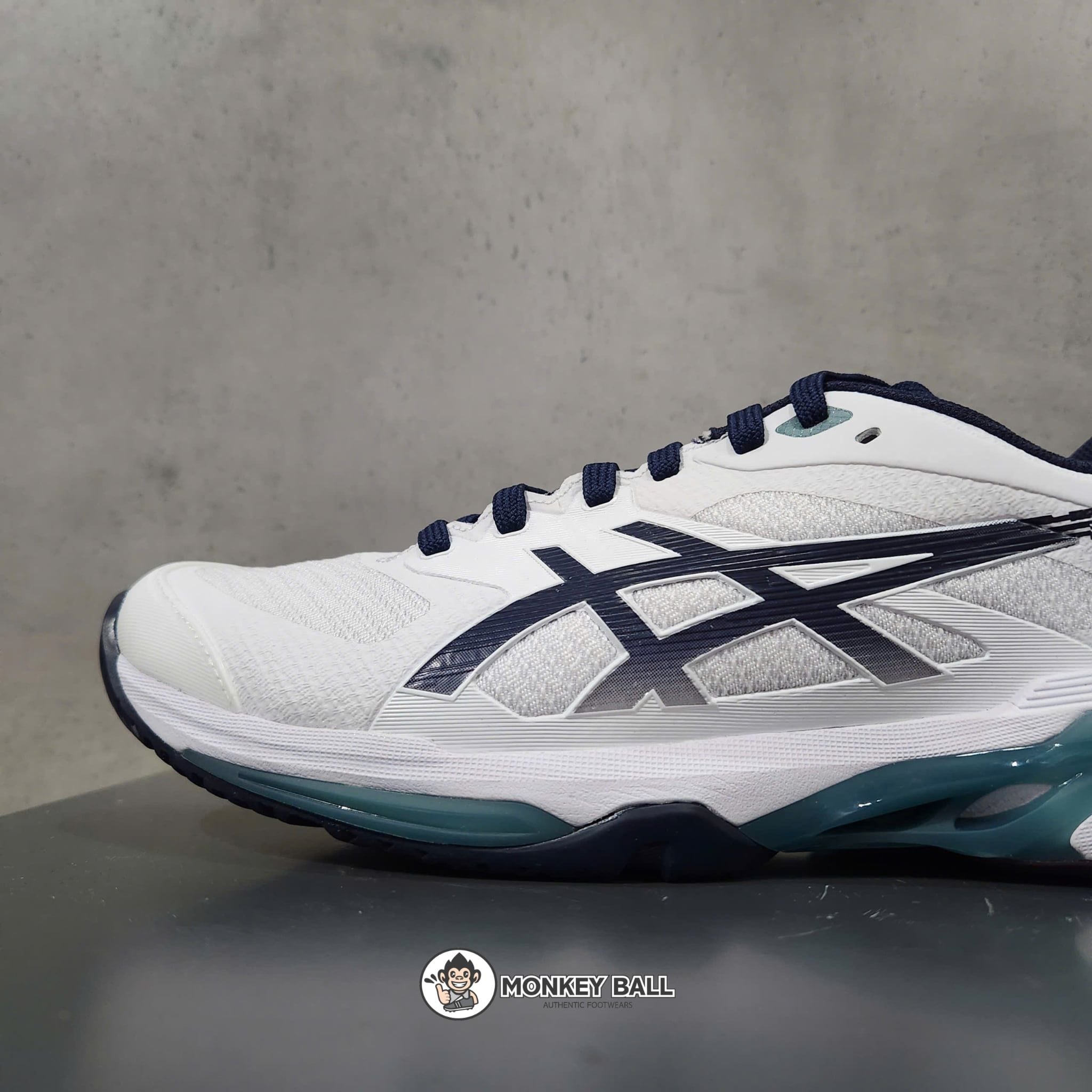  Giày Pickleball Asics Solution Speed FF 4 - 1041A532-102 - Trắng / Xanh lục 