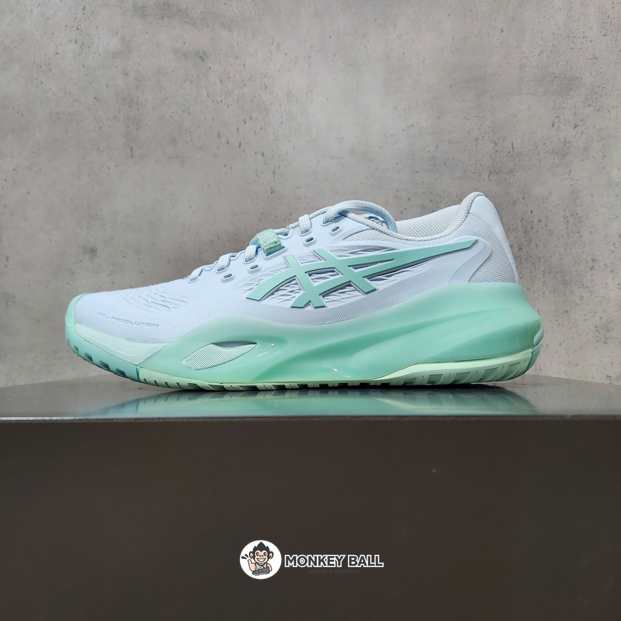  Giày Pickleball Asics Gel Resolution X - 1042A279-402 - Xanh ngọc 
