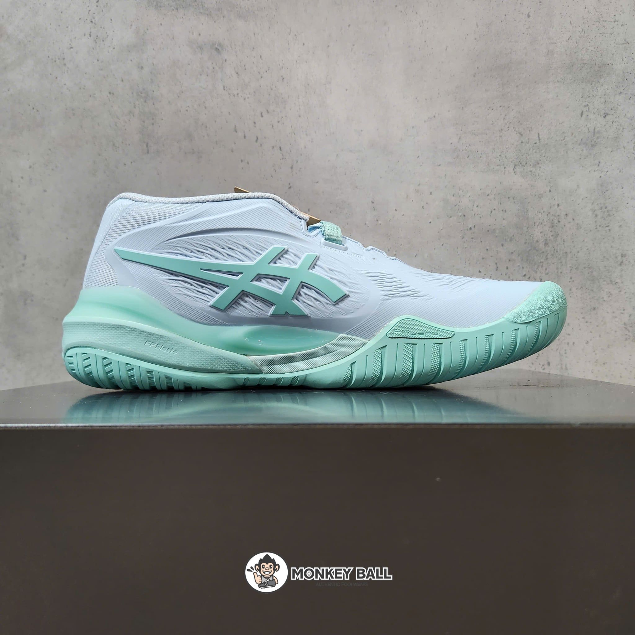  Giày Pickleball Asics Gel Resolution X - 1042A279-402 - Xanh ngọc 