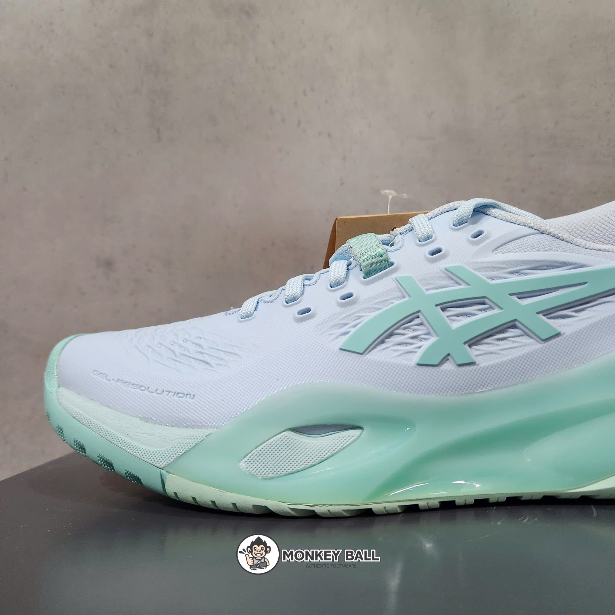  Giày Pickleball Asics Gel Resolution X - 1042A279-402 - Xanh ngọc 