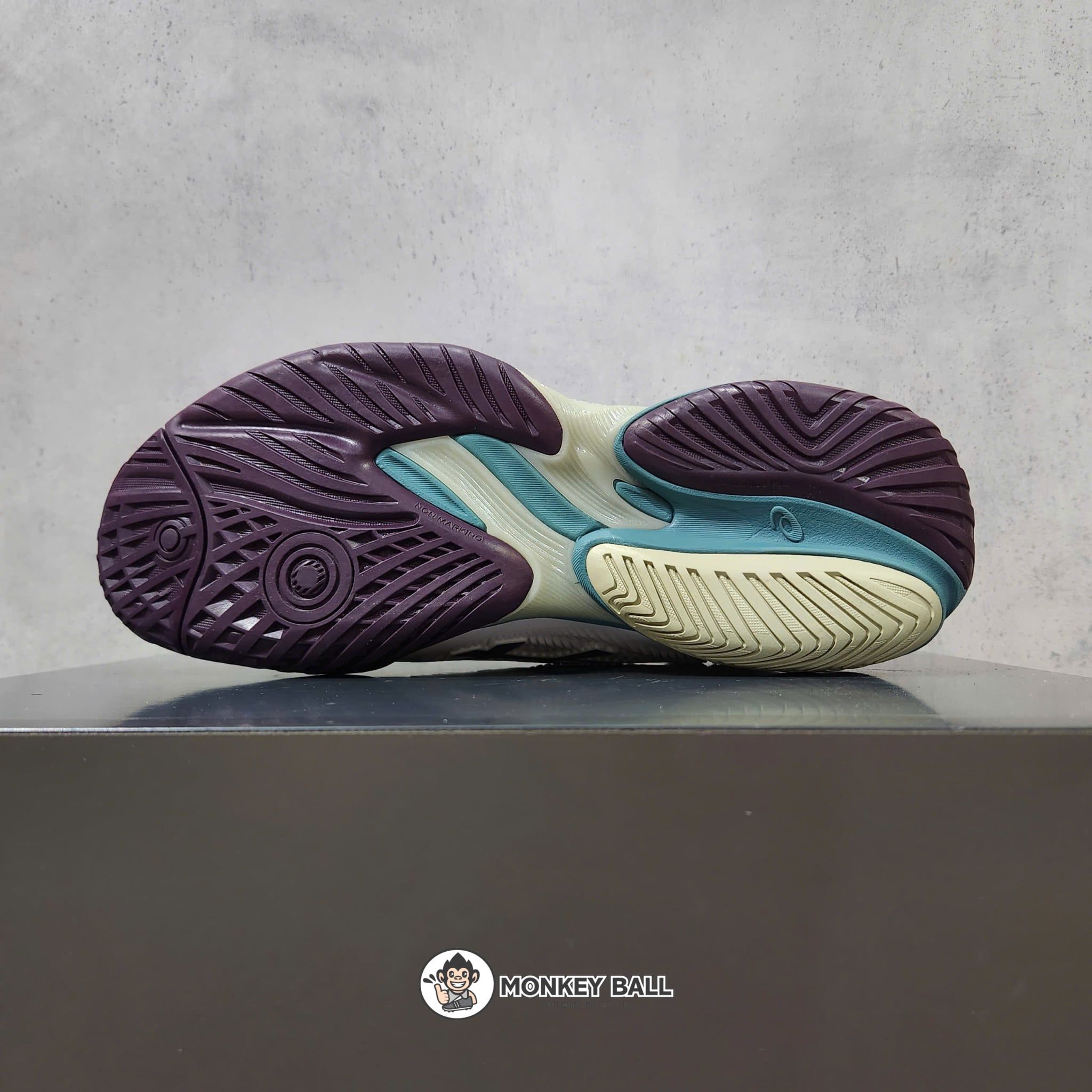  Giày Pickleball Asics Court FF3 - 1041A370-107 - Trắng / Xanh lục 