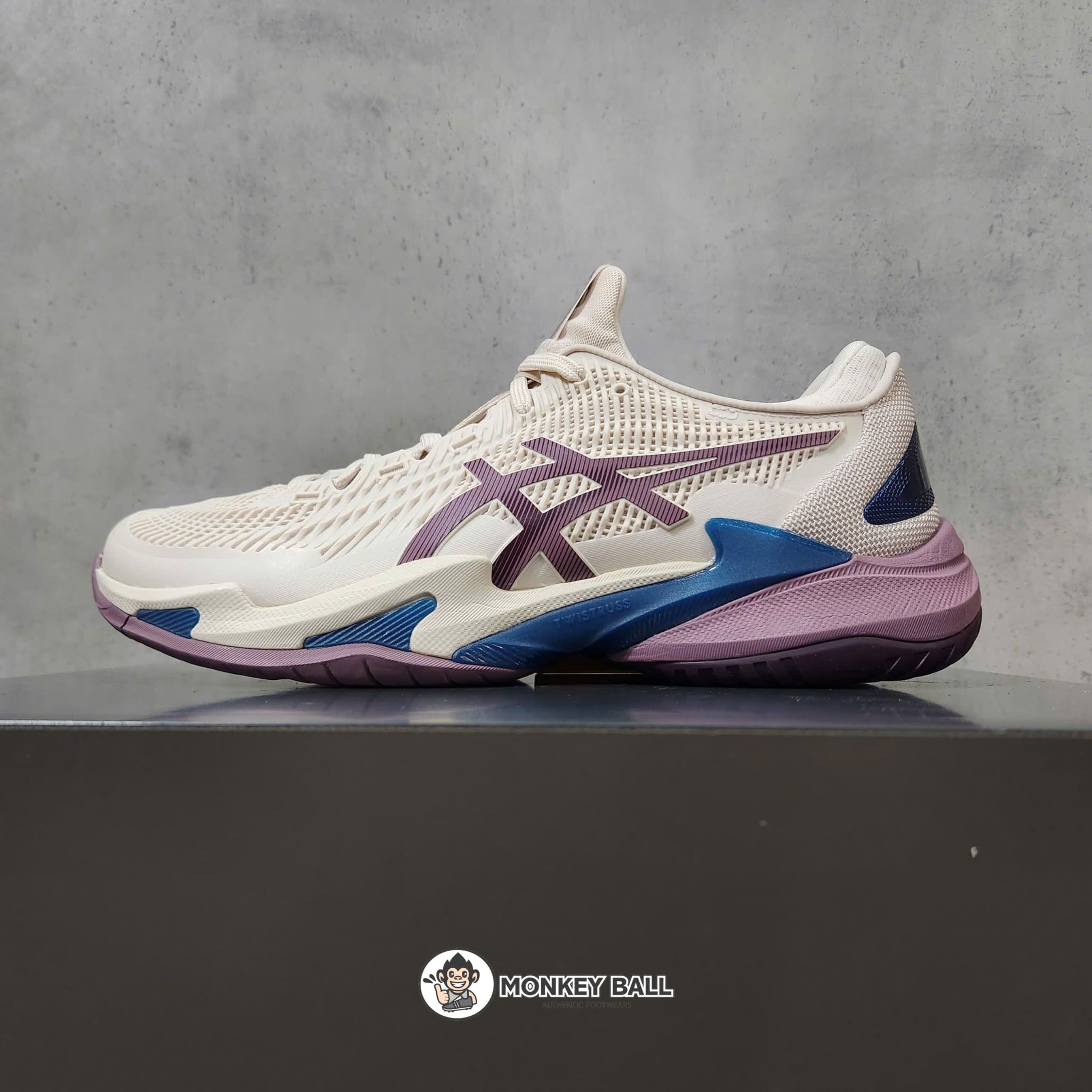  Giày Pickleball Asics Court FF 3 - 1042A220-250 - Trắng kem 
