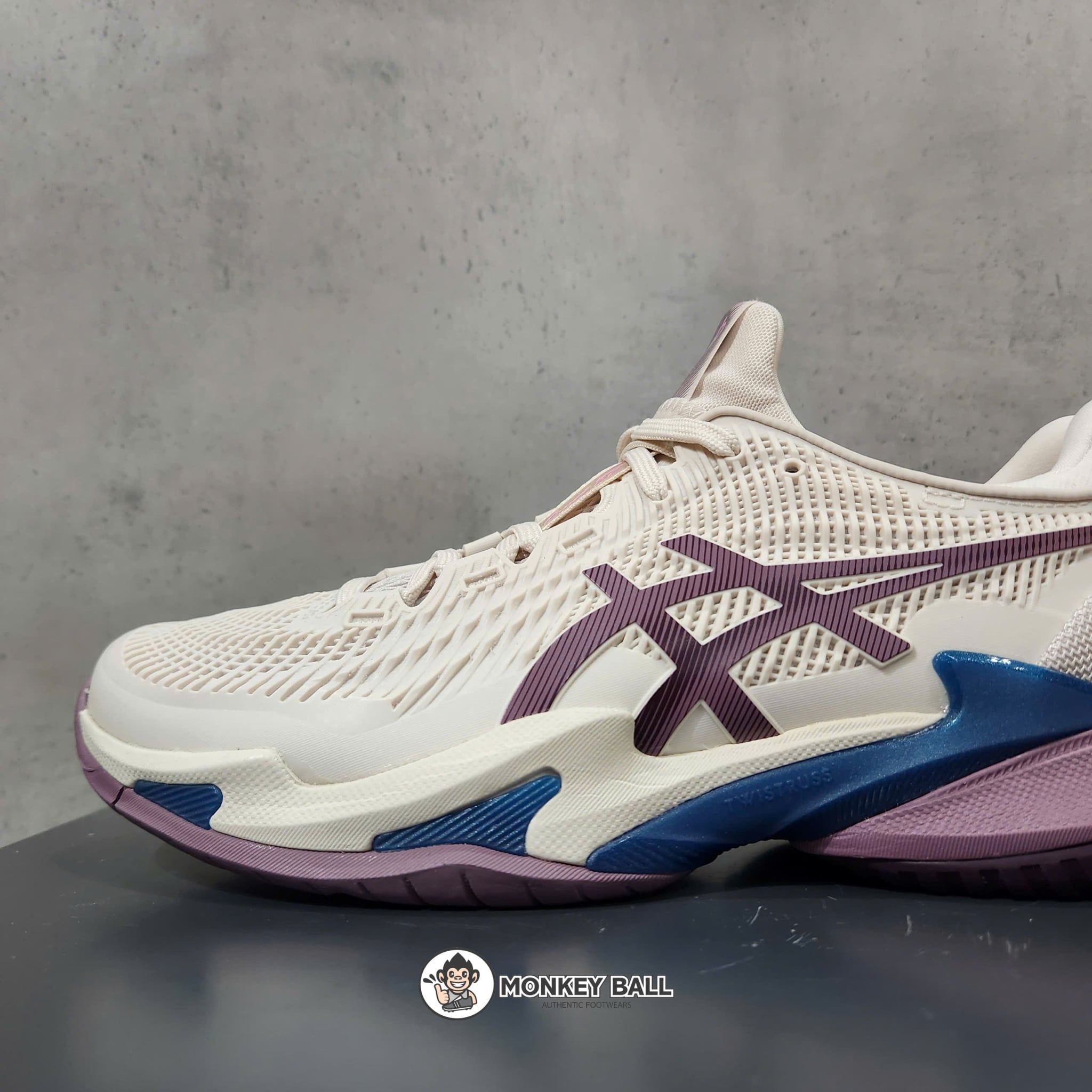  Giày Pickleball Asics Court FF 3 - 1042A220-250 - Trắng kem 