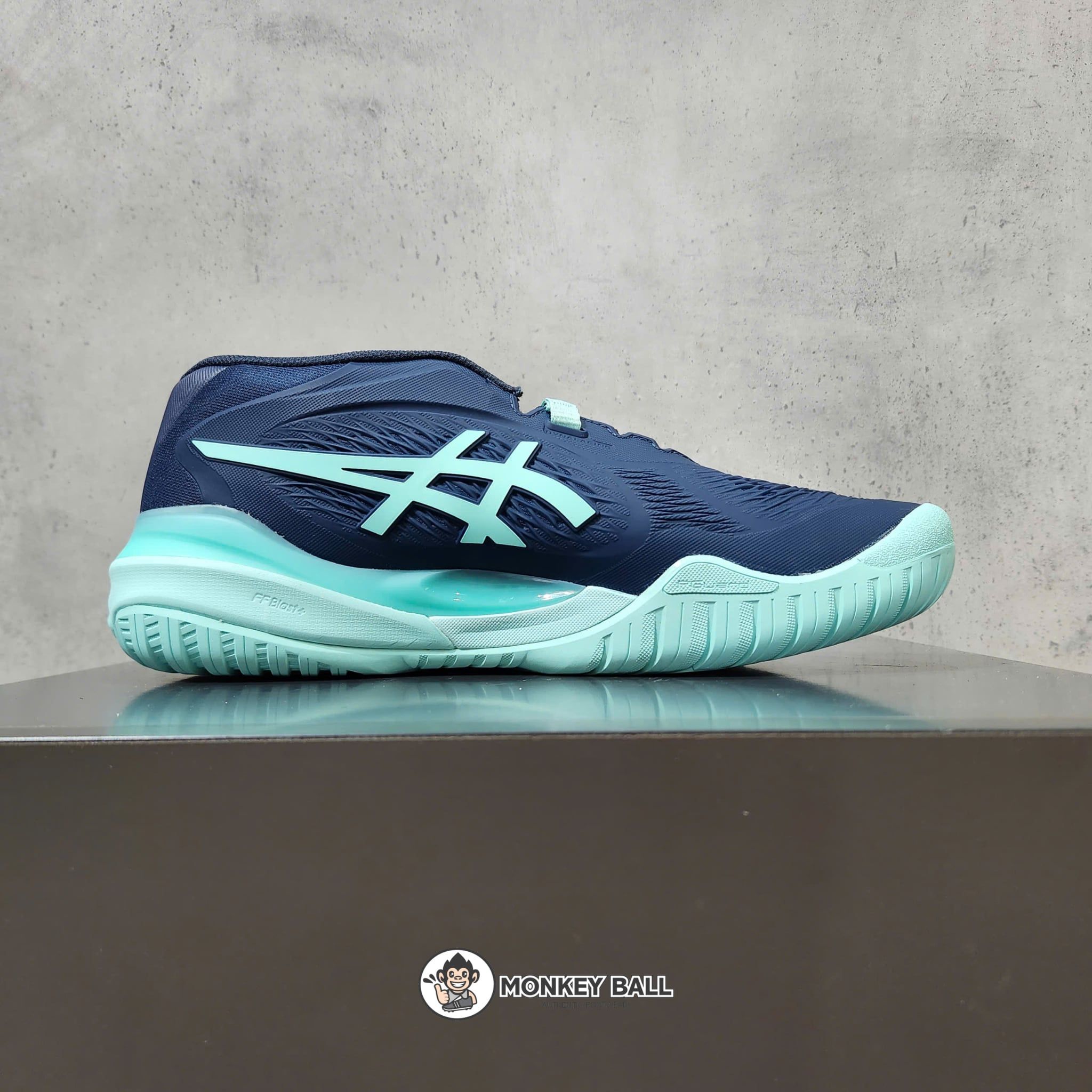  Giày Pickleball Asics Gel Resolution X - 1041A481-404 - Xanh than 