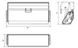 Giá Nâng Hạ Hộp Nhôm 700mm Eurogold EUM9170G – Tiện Nghi Hoàn Hảo Cho Tủ Bếp Nhỏ
