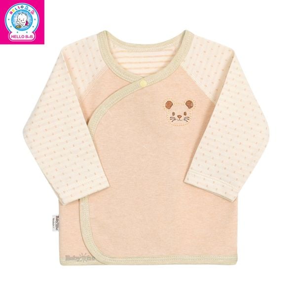  Áo sơ sinh dán xé TD màu tự nhiên 1142 - BabyOne (Giao mẫu ngẫu nhiên) 