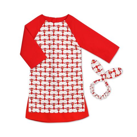  Áo dài bé gái - AD1351 