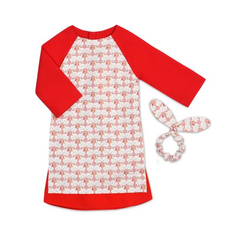  Áo dài bé gái - AD1351 