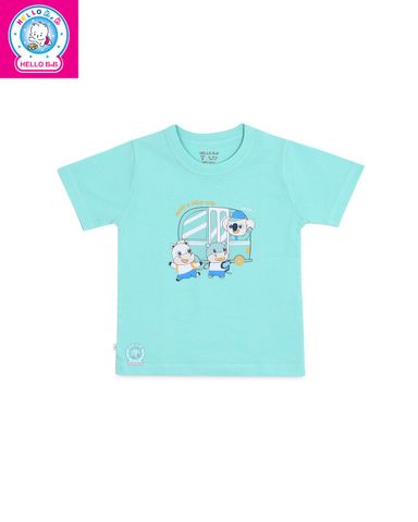  Áo cổ viền bo màu tay ngắn AL0479 (hình in ngẫu nhiên)- HELLO BnB 