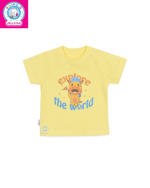  Áo cổ viền bo màu tay ngắn AL0479 (hình in ngẫu nhiên)- HELLO BnB 