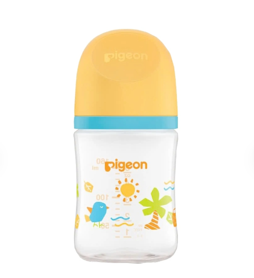  Bình sữa Pigeon nhựa PP Plus họa tiết mùa hạ 160ml 