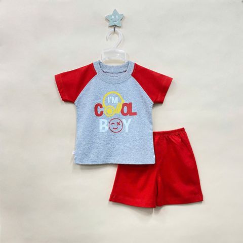  Bộ tay raplan ngắn bé trai 1763 - HELLO BnB 