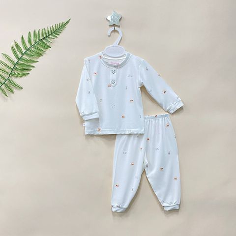  Bộ dài cổ trụ Bamboo in họa tiết 1816 - HELLO BnB 