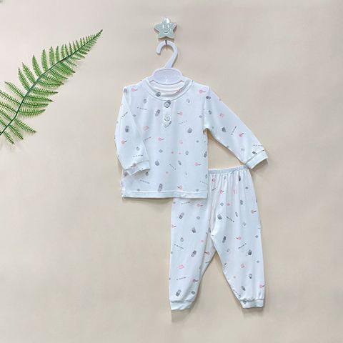  Bộ dài cổ trụ Bamboo in họa tiết 1816 - HELLO BnB 