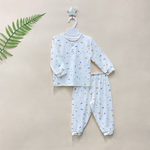  Bộ dài cổ trụ Bamboo in họa tiết 1816 - HELLO BnB 