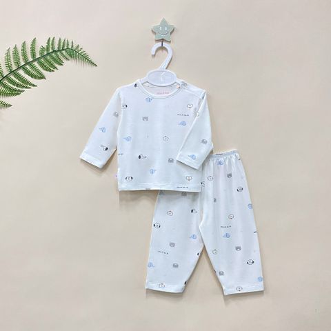  Bộ dài nút vai Bamboo in họa tiết 1822 - HELLO BnB 