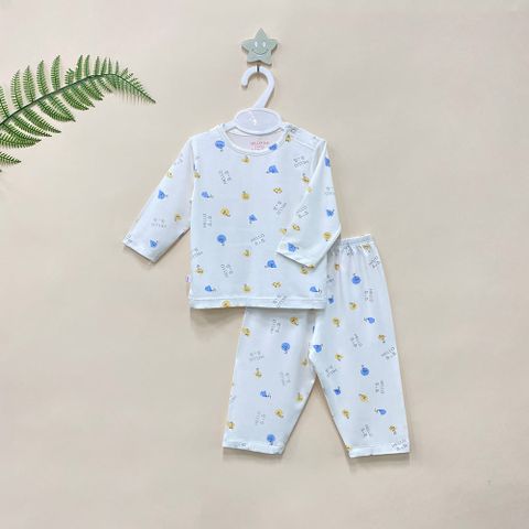  Bộ dài nút vai Bamboo in họa tiết 1822 - HELLO BnB 