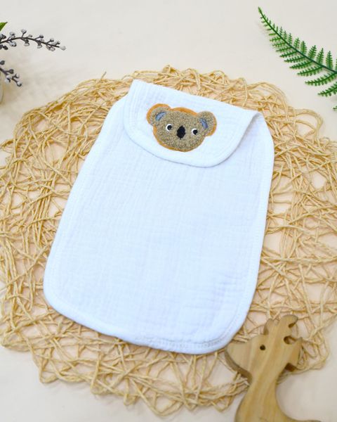  Khăn lót lưng thấm mồ hôi Muslin thêu 1809 - HELLO BnB 