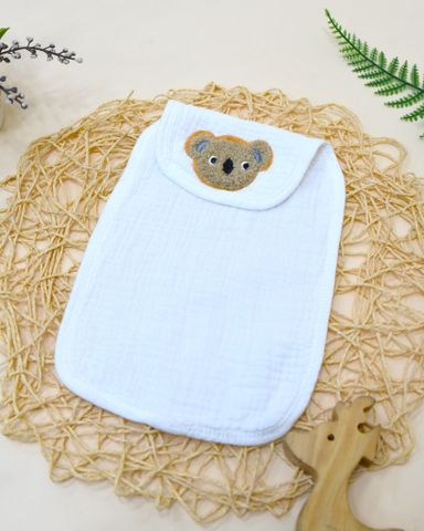  Khăn lót lưng thấm mồ hôi Muslin thêu 1809 - HELLO BnB 