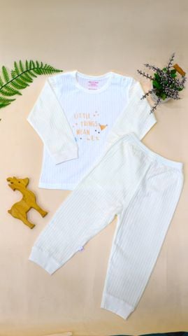  Bộ dài nút vai dệt sọc J31557 - HELLO BnB 