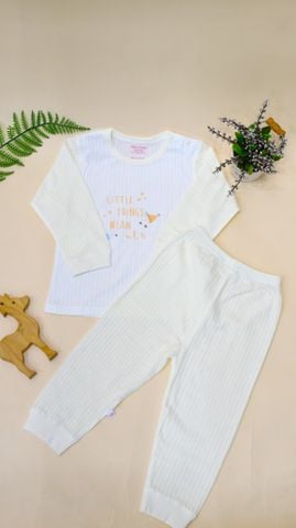  Bộ dài nút vai dệt sọc J31557 - HELLO BnB 