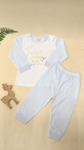  Bộ dài nút vai dệt sọc J31557 - HELLO BnB 