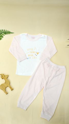  Bộ dài nút vai dệt sọc J31557 - HELLO BnB 