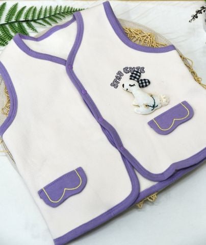  Áo ghilê đính thỏ MJ25-22 handmade - HELLO BnB 