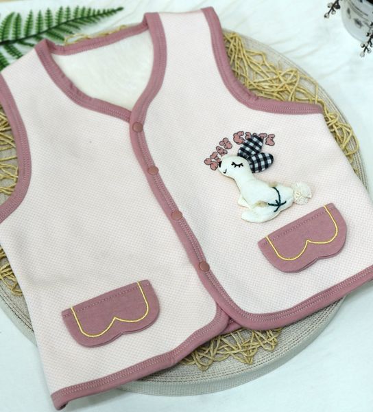  Áo ghilê đính thỏ MJ25-22 handmade - HELLO BnB 