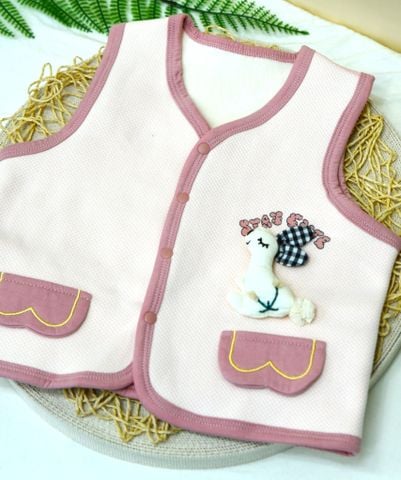 Áo ghilê đính thỏ MJ25-22 handmade - HELLO BnB 