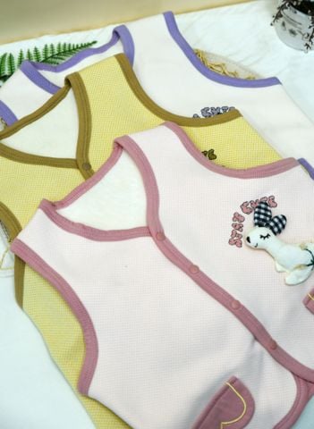  Áo ghilê đính thỏ MJ25-22 handmade - HELLO BnB 