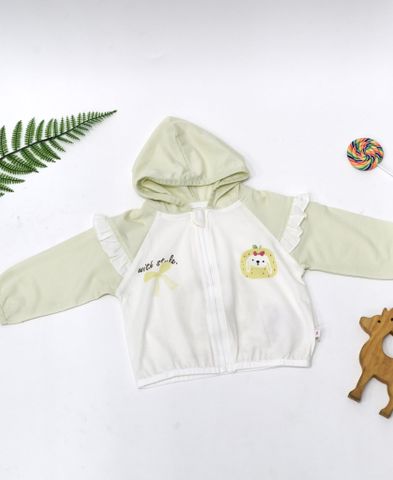  Áo khoác nón bé gái bèo vai Z25826 - HELLO BnB 