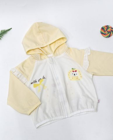  Áo khoác nón bé gái bèo vai Z25826 - HELLO BnB 