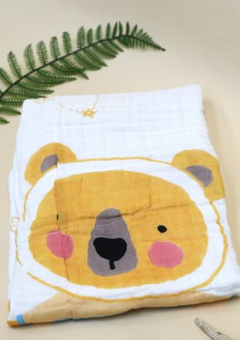  Khăn tắm Musllin Bamboo in hình ngẫu nhiên (105 X110cm) - SS1797 