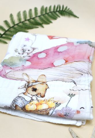  Khăn tắm Musllin Bamboo in hình ngẫu nhiên (105 X110cm) - SS1797 