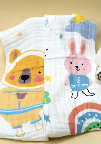  Khăn tắm Musllin Bamboo in hình ngẫu nhiên (105 X110cm) - SS1797 