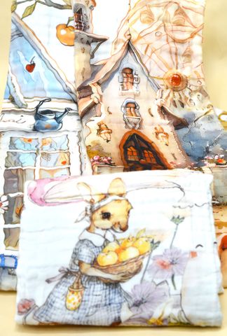  Khăn tắm Musllin Bamboo in hình ngẫu nhiên (105 X110cm) - SS1797 